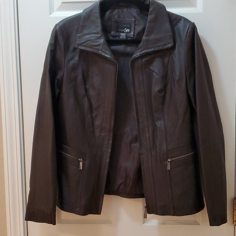 Ladies leather jacket